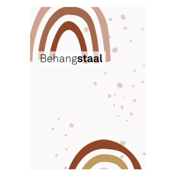 Behangstaal vliesbehang Bodil wit (dessin 113300)