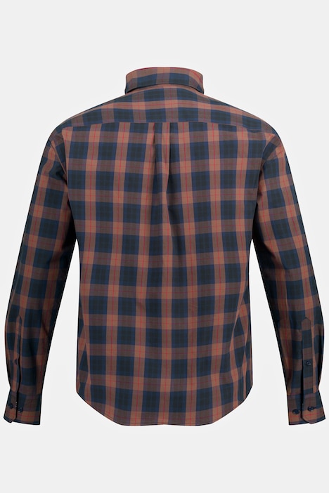 Karohemd, Langarm, Buttondown-Kragen, Modern Fit