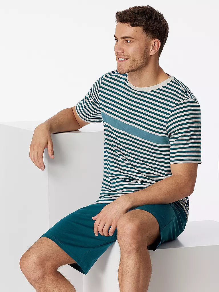 SCHIESSER Pyjama petrol