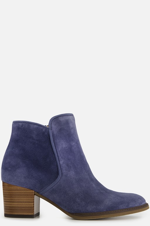 Gabor Enkellaarsjes blauw Suede
