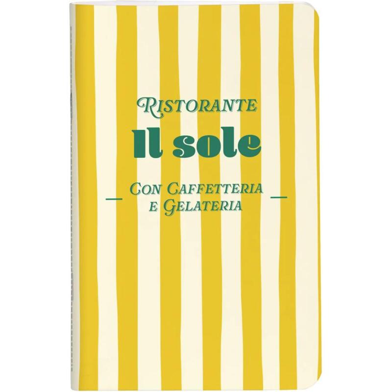 Dolce Amore, Carnet cousu fil 7,5x12cm, 48 pages, uni, ass.