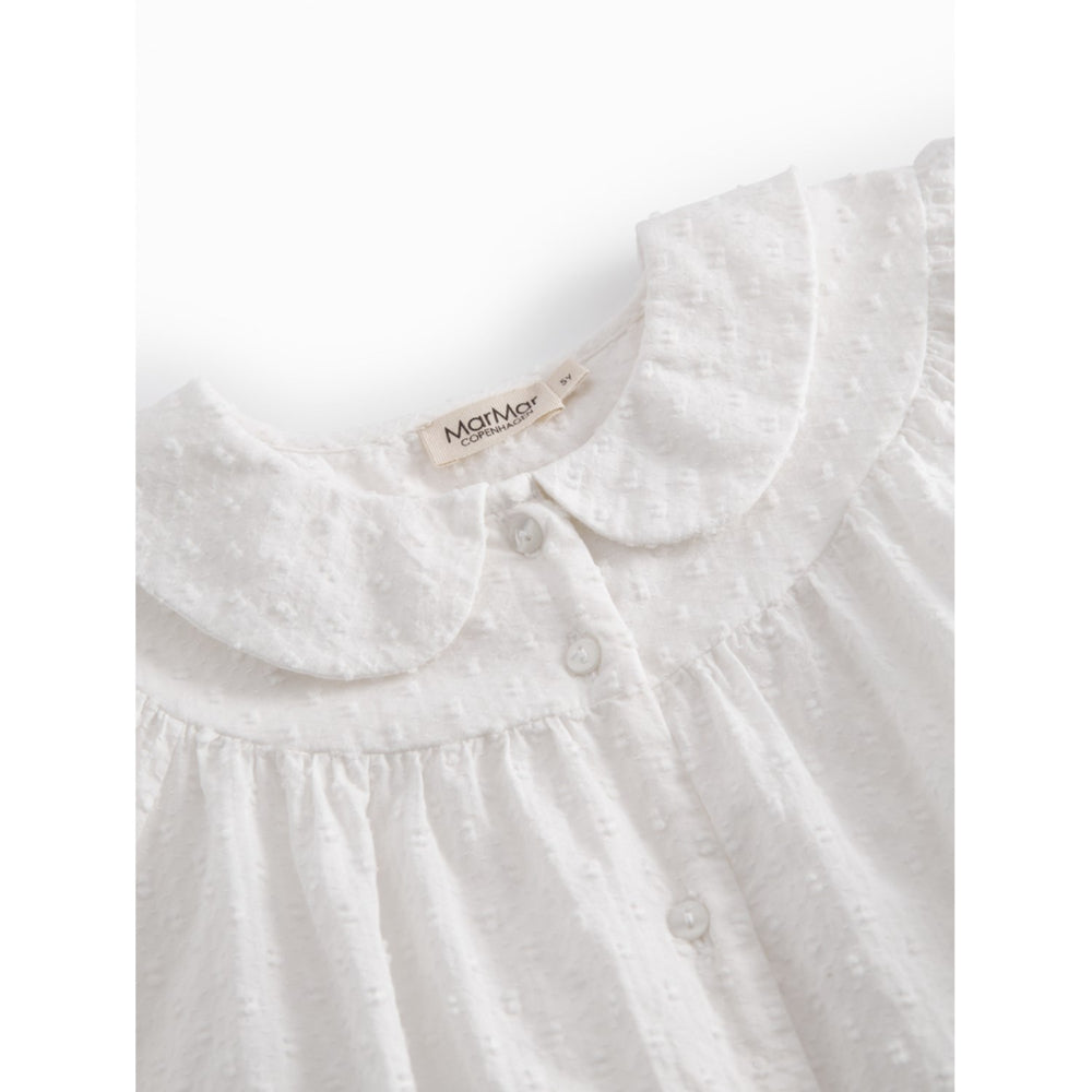 Køb MarMar Fine Dobby White Trissy Bluse