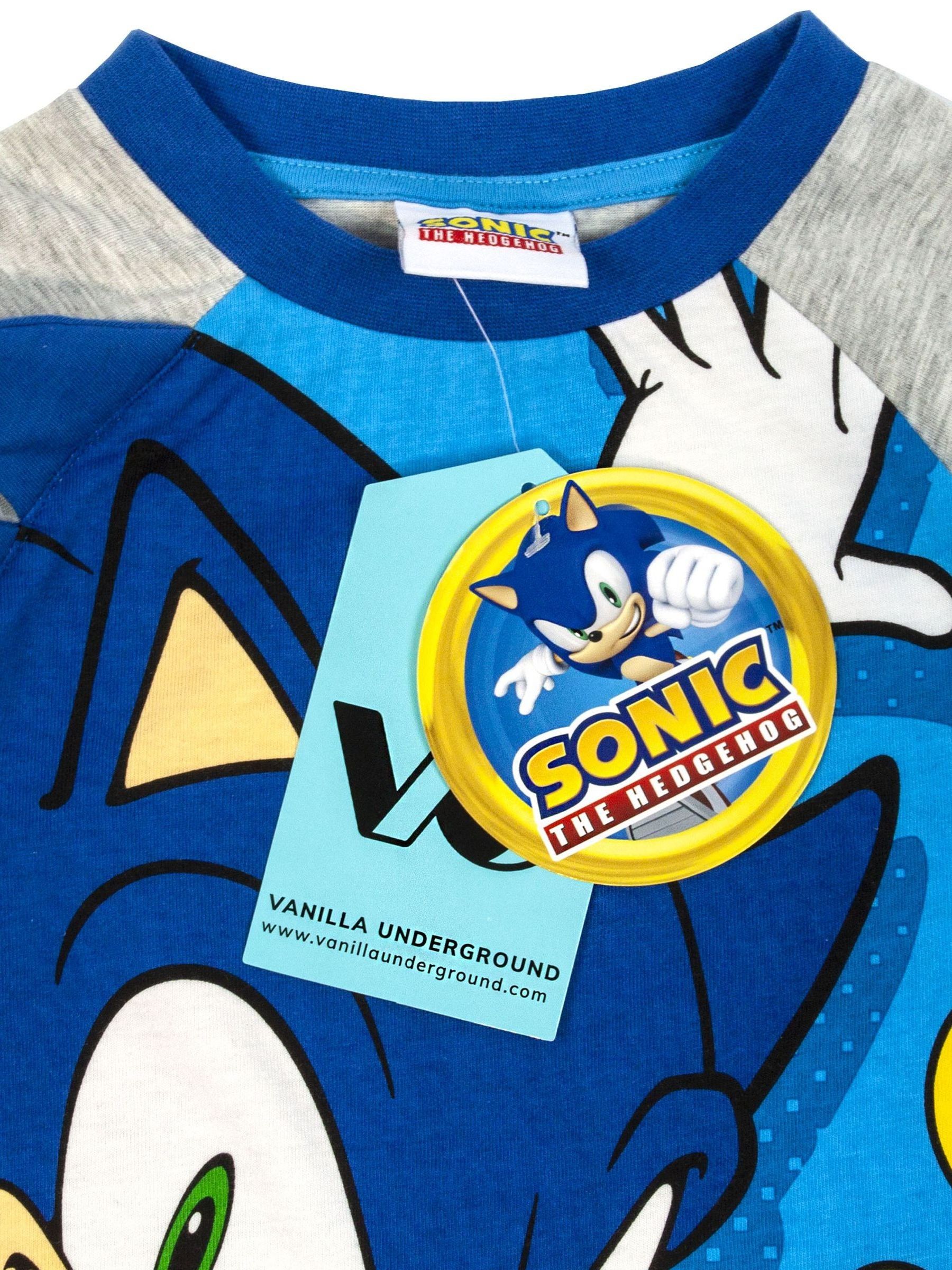Vanilla Underground Sonic The Hedgehog Long Sleeve Leg Pyjamas Set