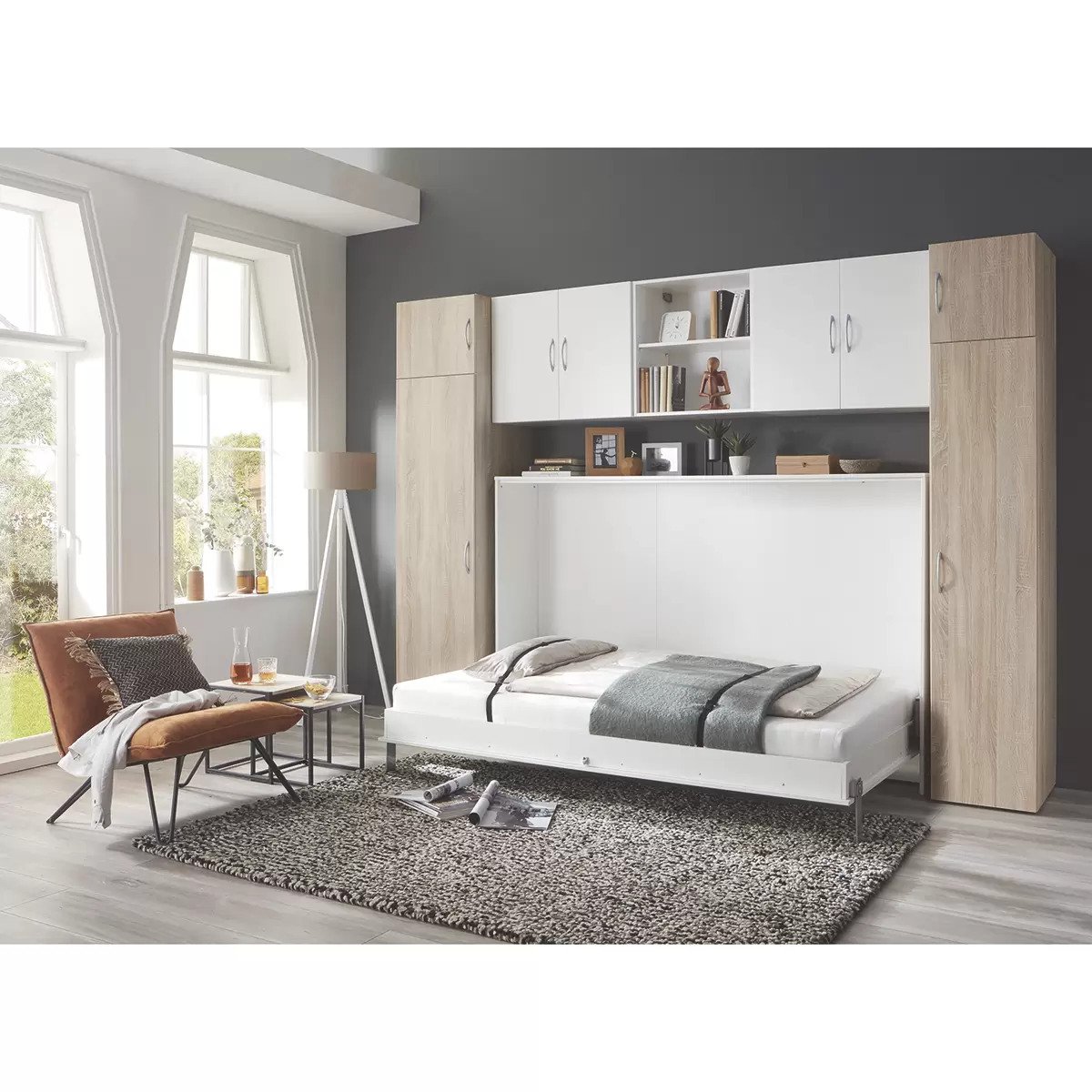 Mehrzweckschrank 1-trg MRK Eiche