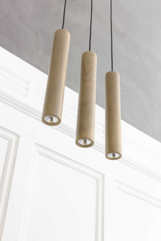 Umage Chimes 3 cluster hanglamp Ø3.4 donker eiken