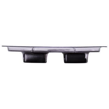CANDO hoge plint eindstuk zwart 2,3 x 14,3