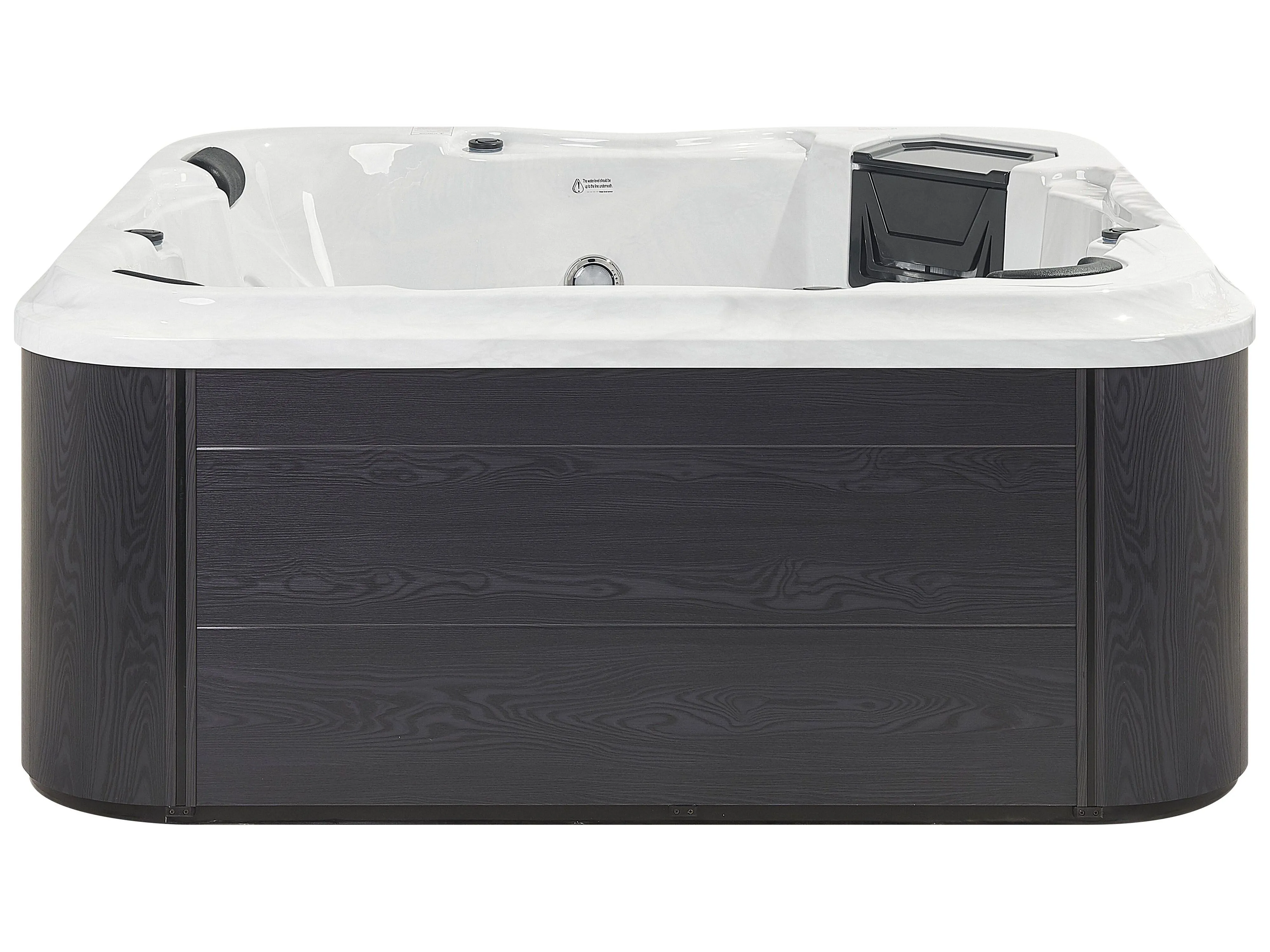 Buiten hottub met LED TULAROSA Wit