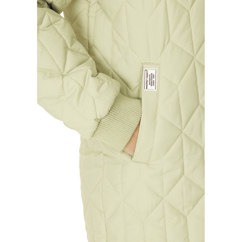 Weather Report Nokka Long Quiltet Jakke Dame