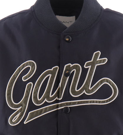 GANT Jacke - Script-Logo Varsity - Evening Blue