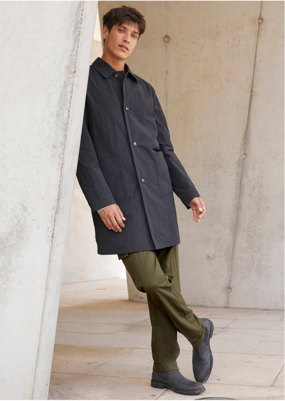 Pantalon cargo à pinces
