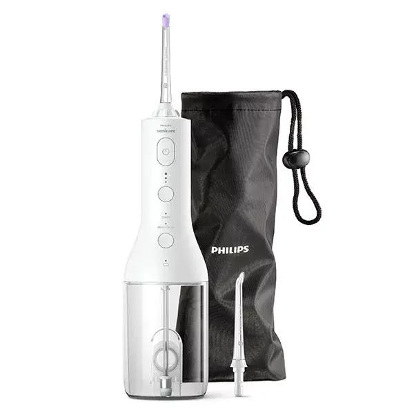 Irrigador oral sem fio Philips Sonicare 3000, branco, jato dental