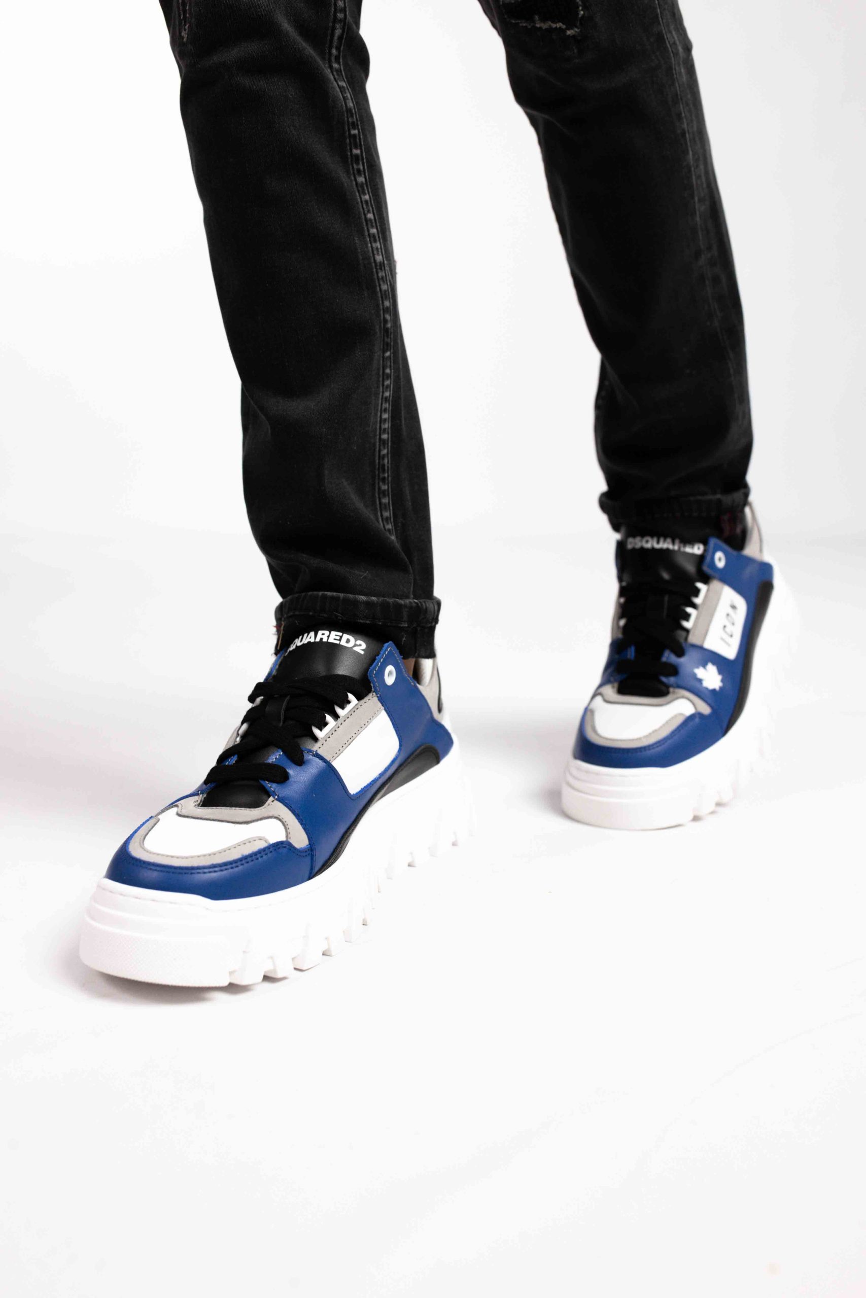 Dsquared2 75774 Sneakers Dames/Kids Blauw/Wit
