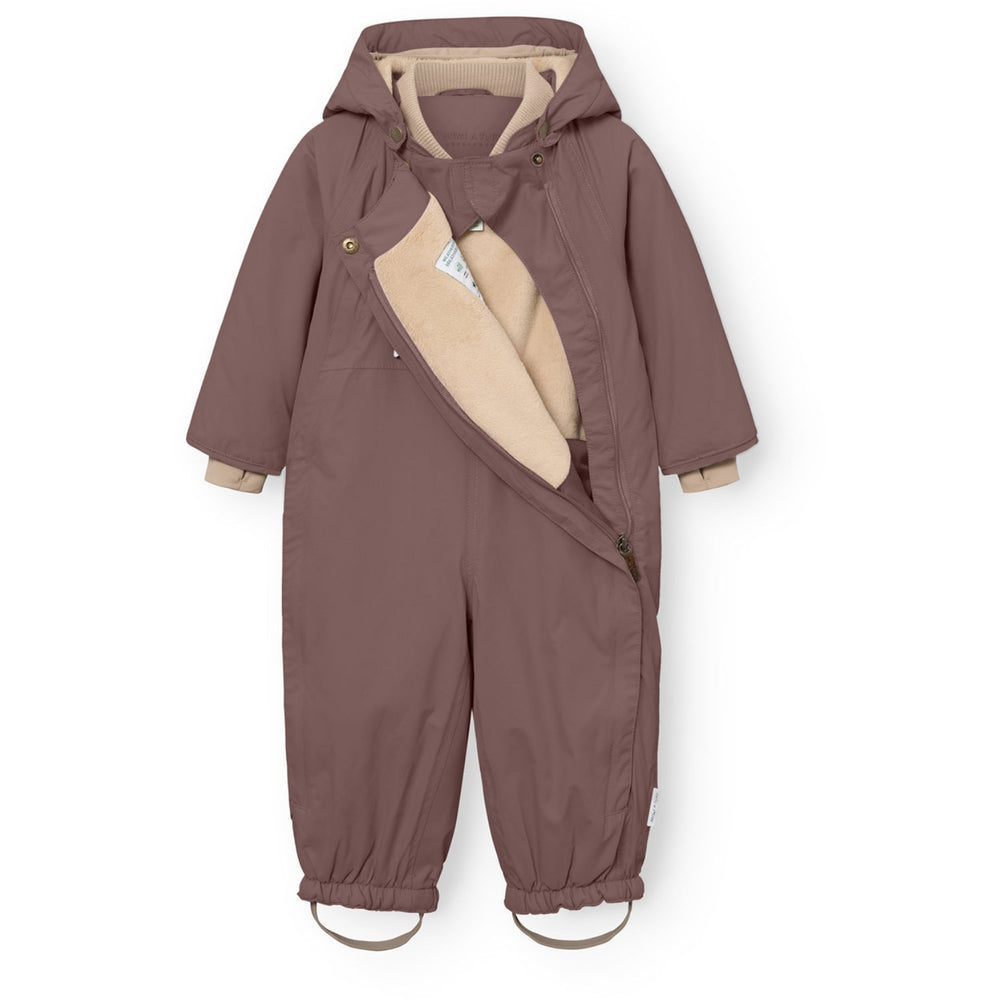 Køb Mini A ture Peppercorn Plum Matwisti Fleece Lined Snowsuit. GRS