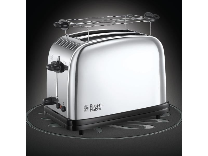 Russell Hobbs Toaster Victory 23310-56 Silber Klassischer Toaster, Silber