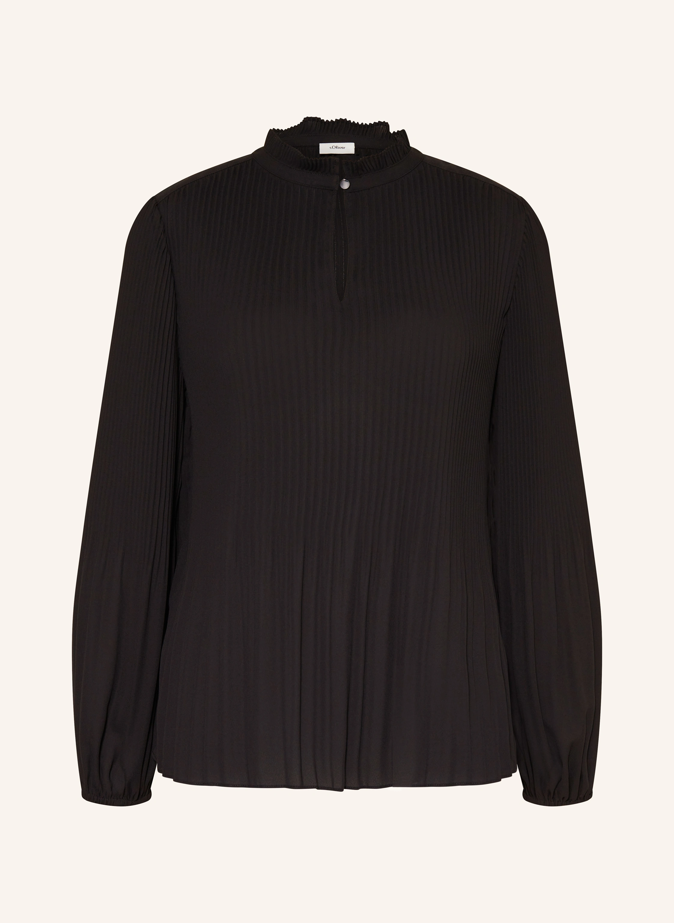 s.Oliver BLACK LABEL Blusenshirt aus Plissee