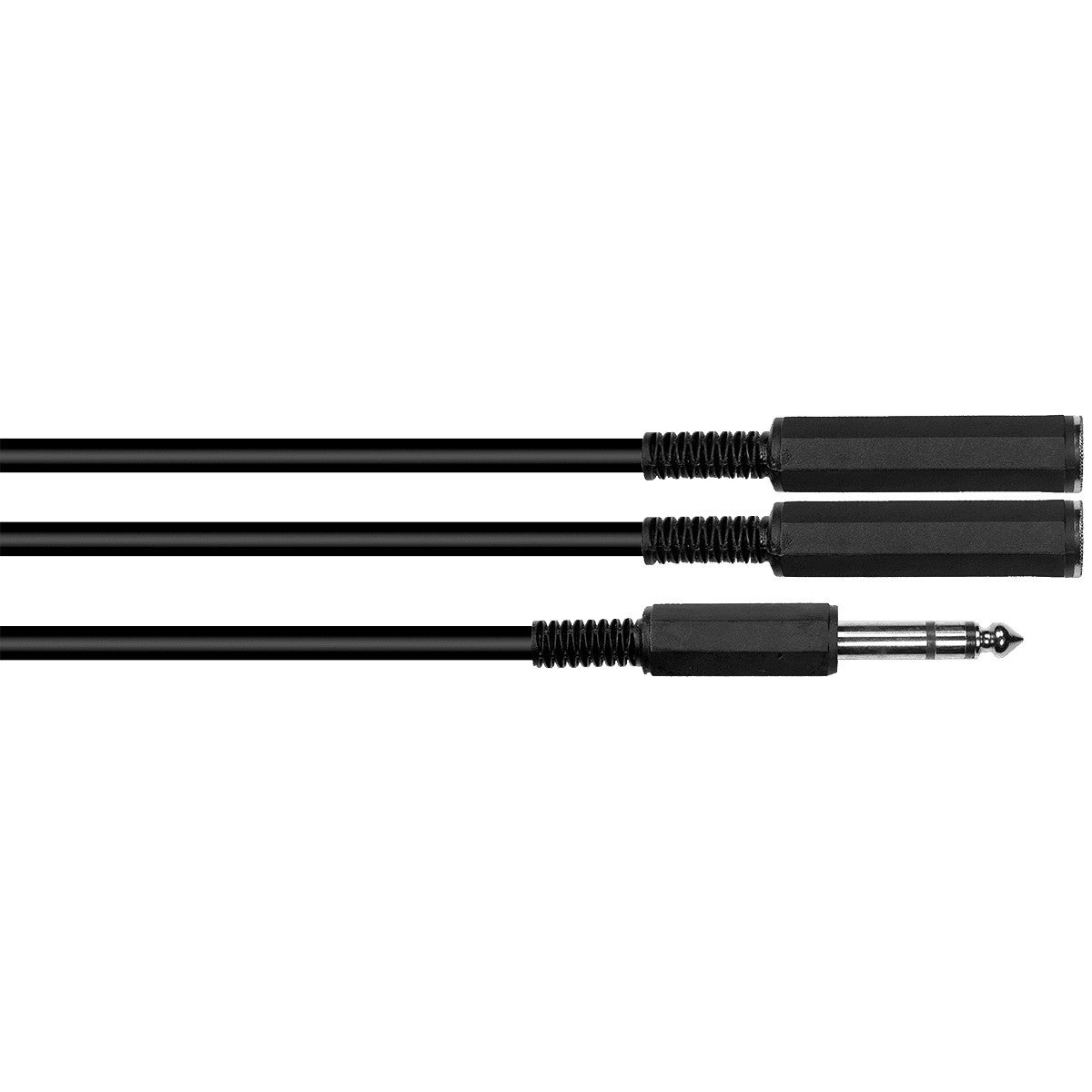 Yellow Cable B2FST 1x 6.3mm TRS male - 2x 6.3mm TS female Y-kabel