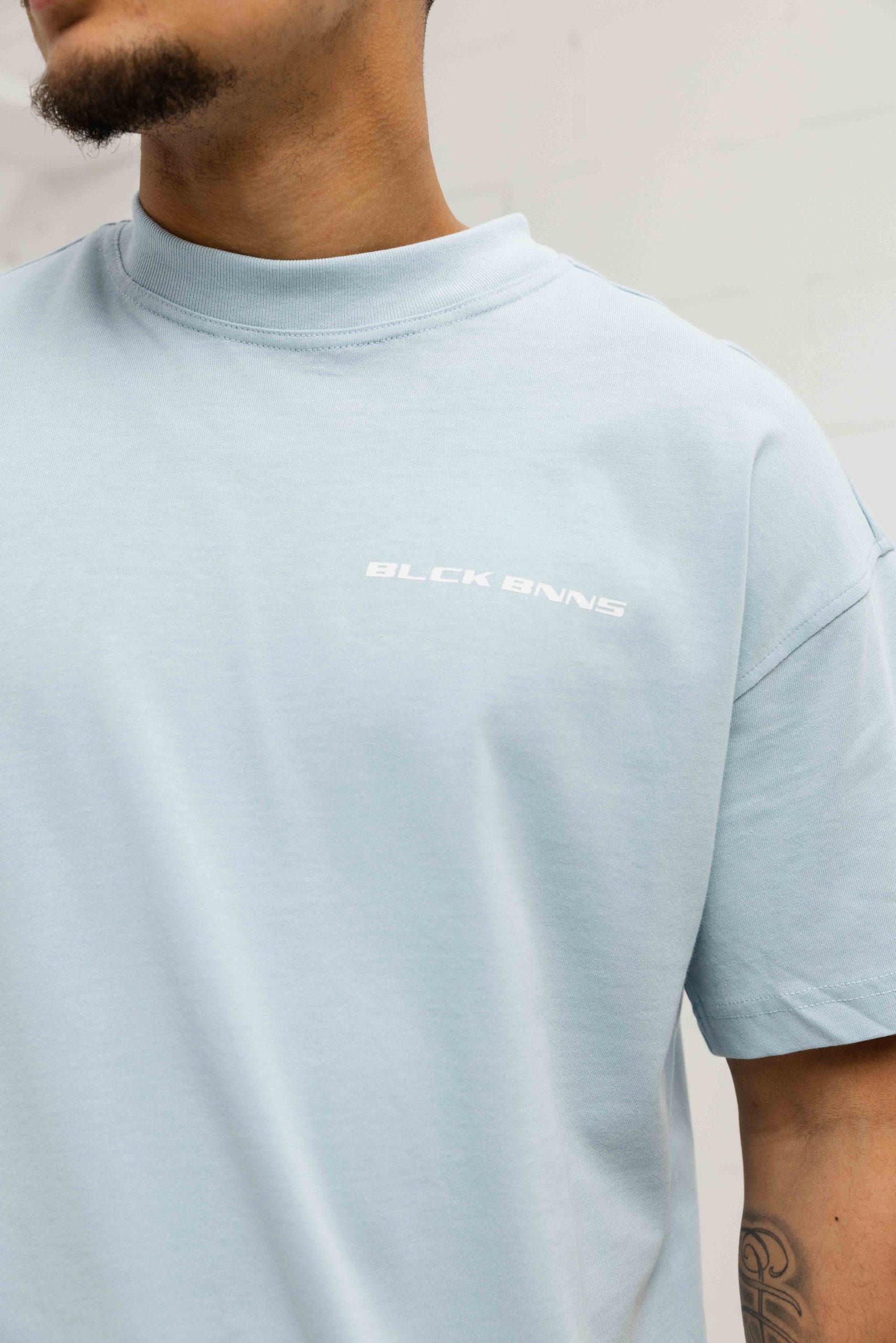 Black Bananas Nation T-Shirt Heren Blauw