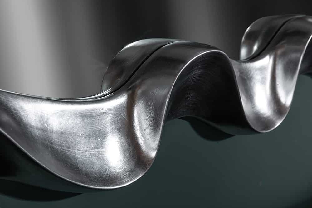 Extravaganter Wandspiegel ALICE 160x106cm silber variabel aufhängbar