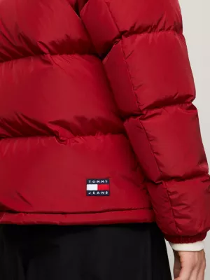 Jaqueta puffer casual Alaska com logo