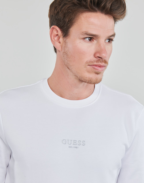 Guess - FEBO CN FLEECE - Blanc