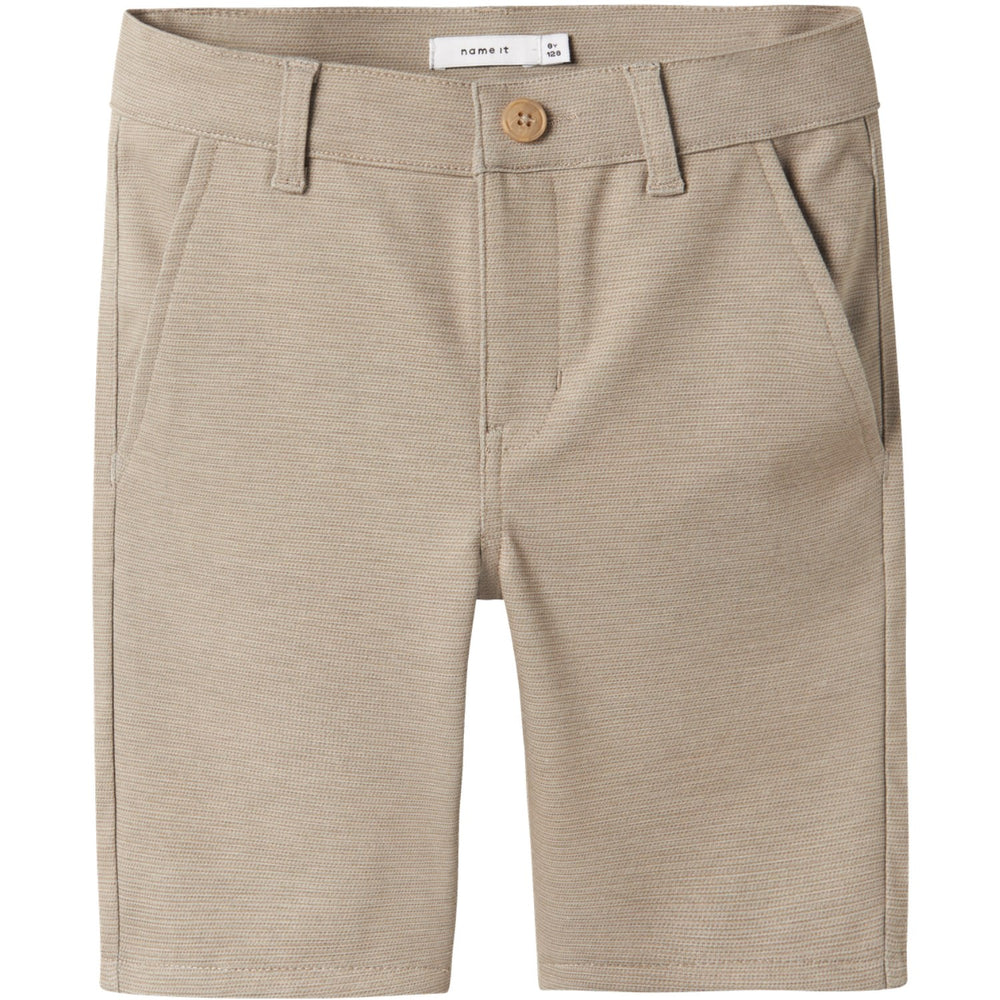 Køb Name It Weathered Teak Pattern Silas Comfort Shorts