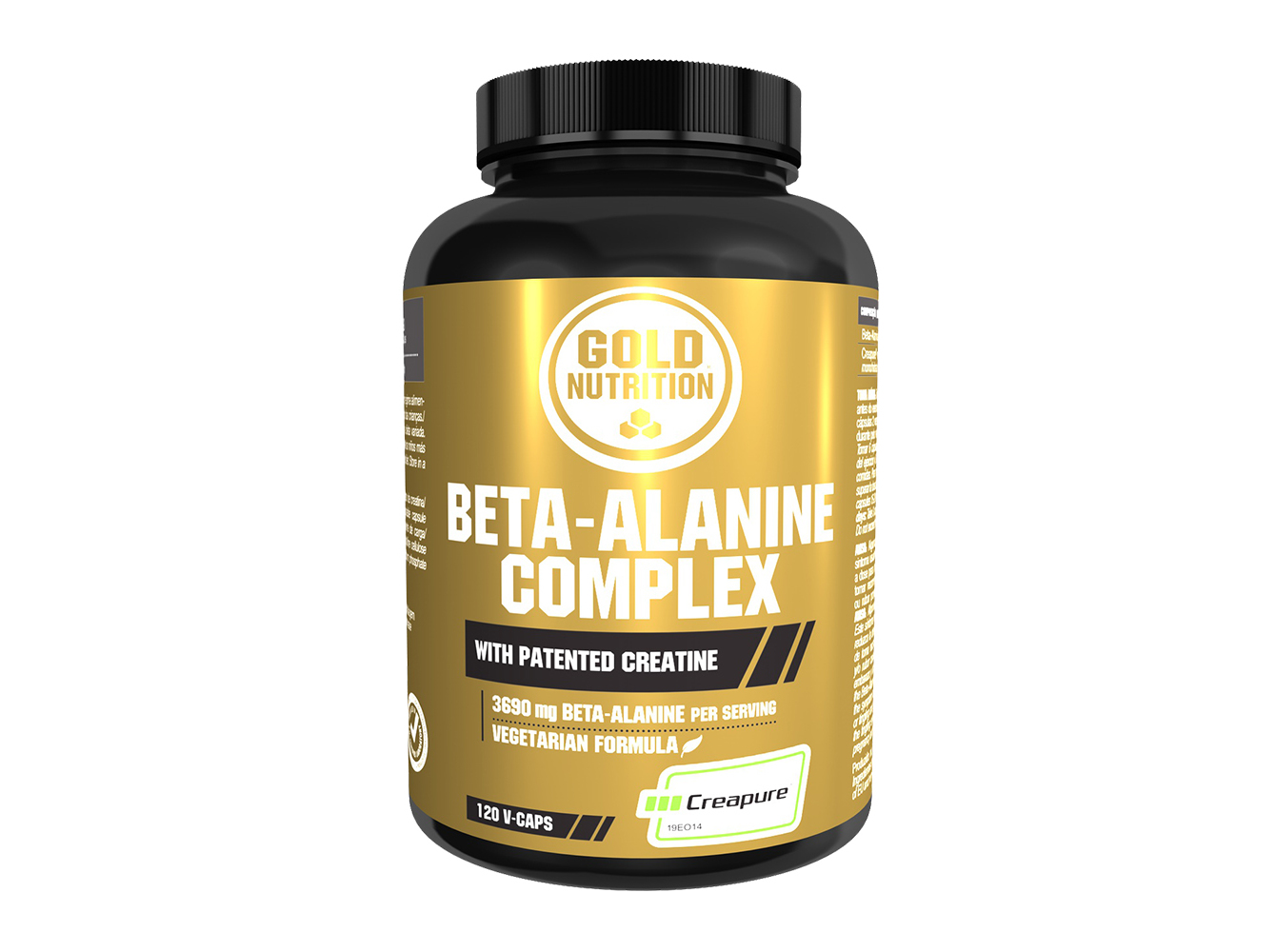 SUPLEMENTO GOLDNUTRITION BETA-ALANINA COMPLEX 120 VCAPS
