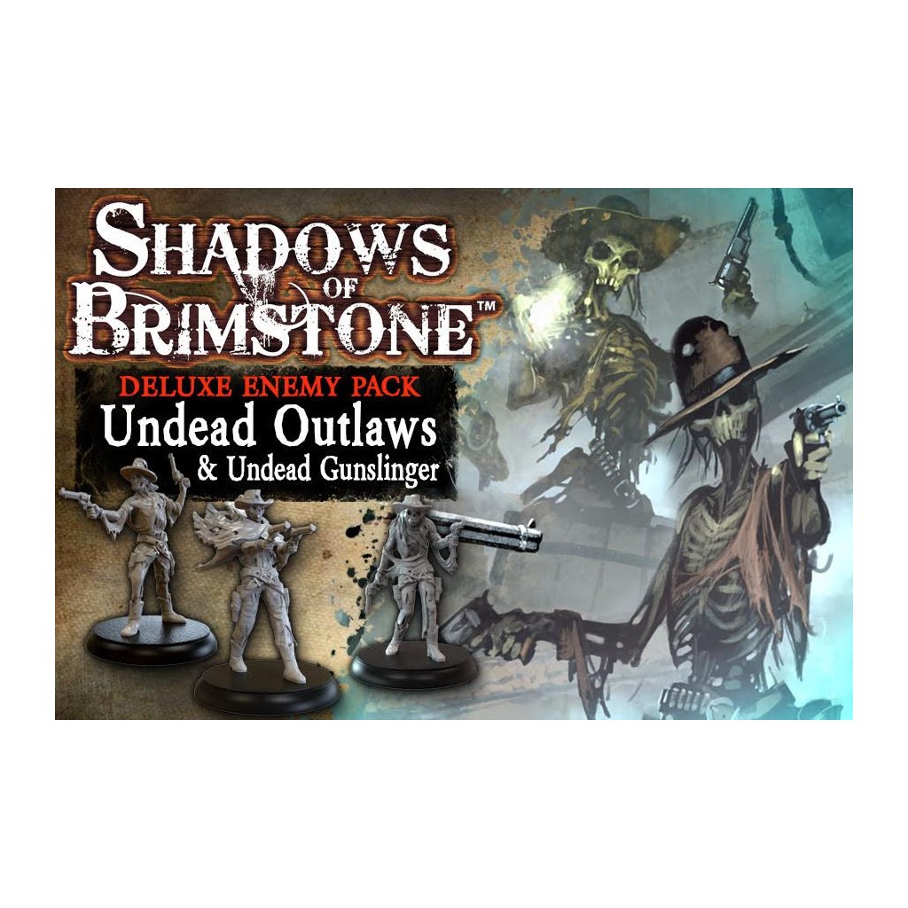 Shadows of Brimstone - Undead Outlaws and Undead Gunslingers Deluxe Enemy Pack