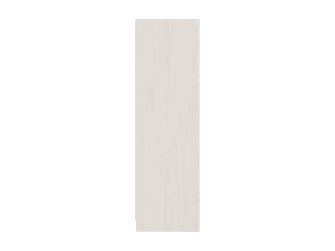 Bibliothèque/Séparateur de pièce Blanc 104x33,5x110 cm Pin