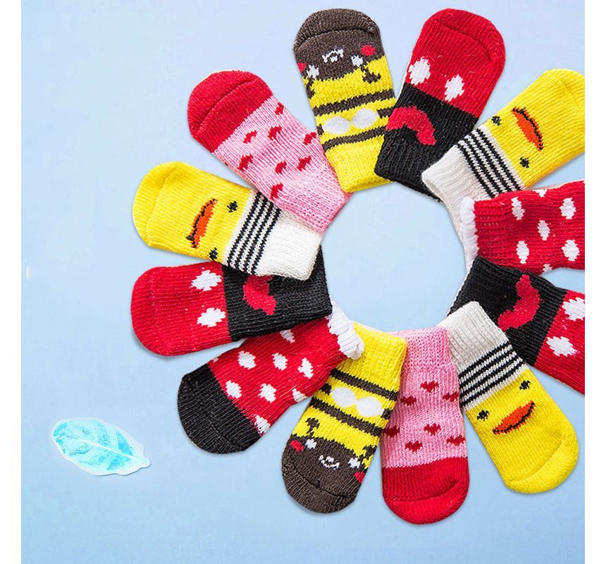 Cissilli - Cartoon Print Pet Socks (verschillende designs)