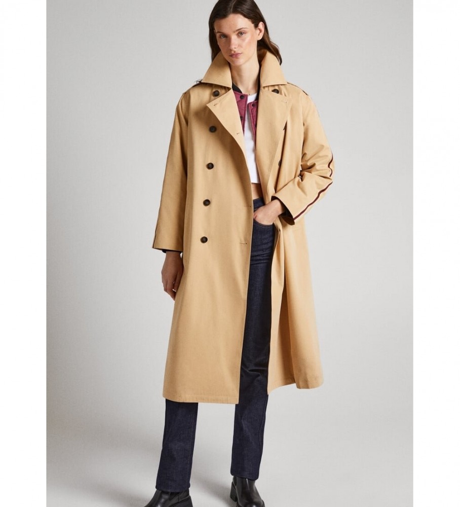 Trench coat Marla bege da Pepe Jeans
