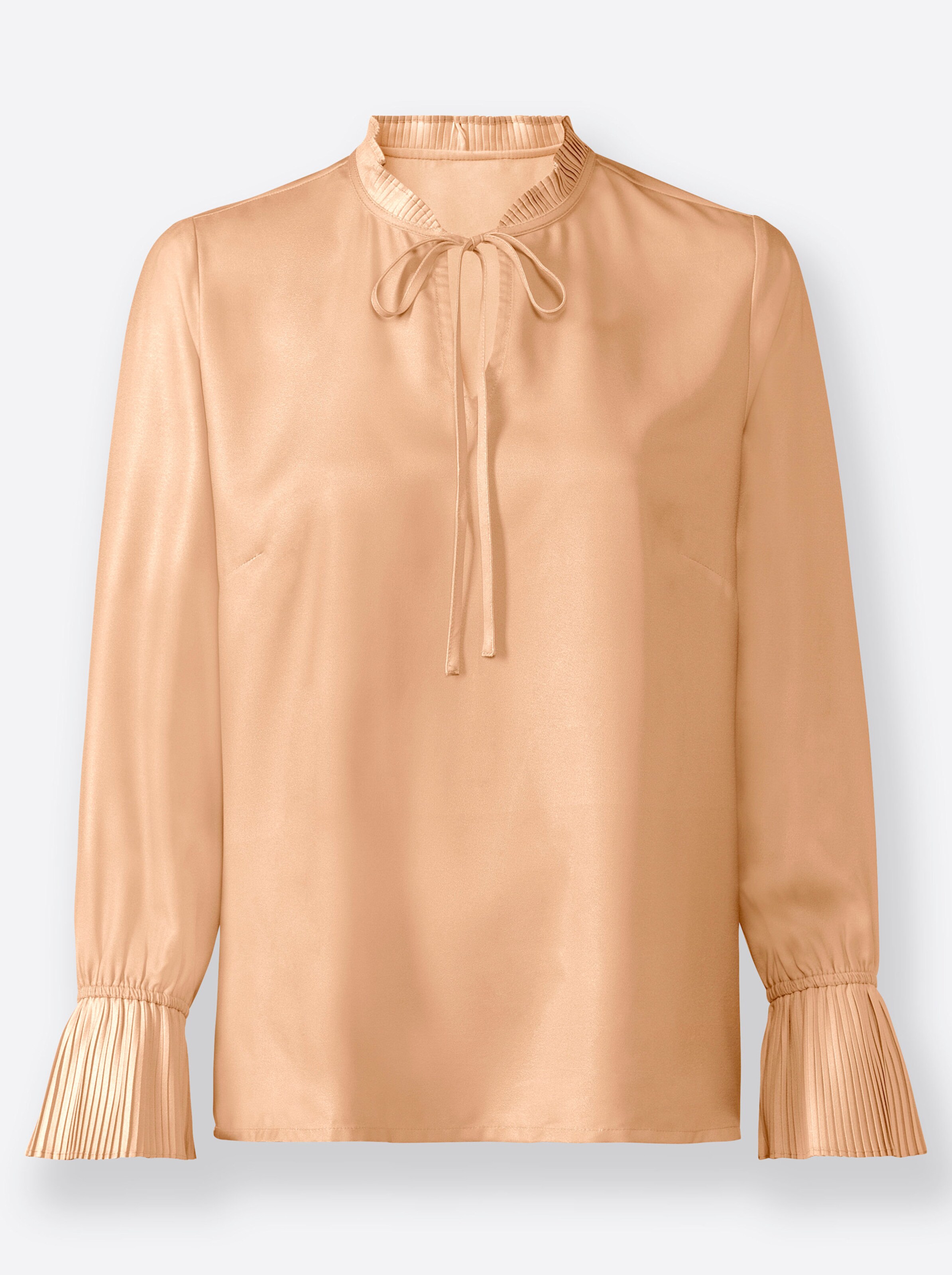 Bluse in apricot