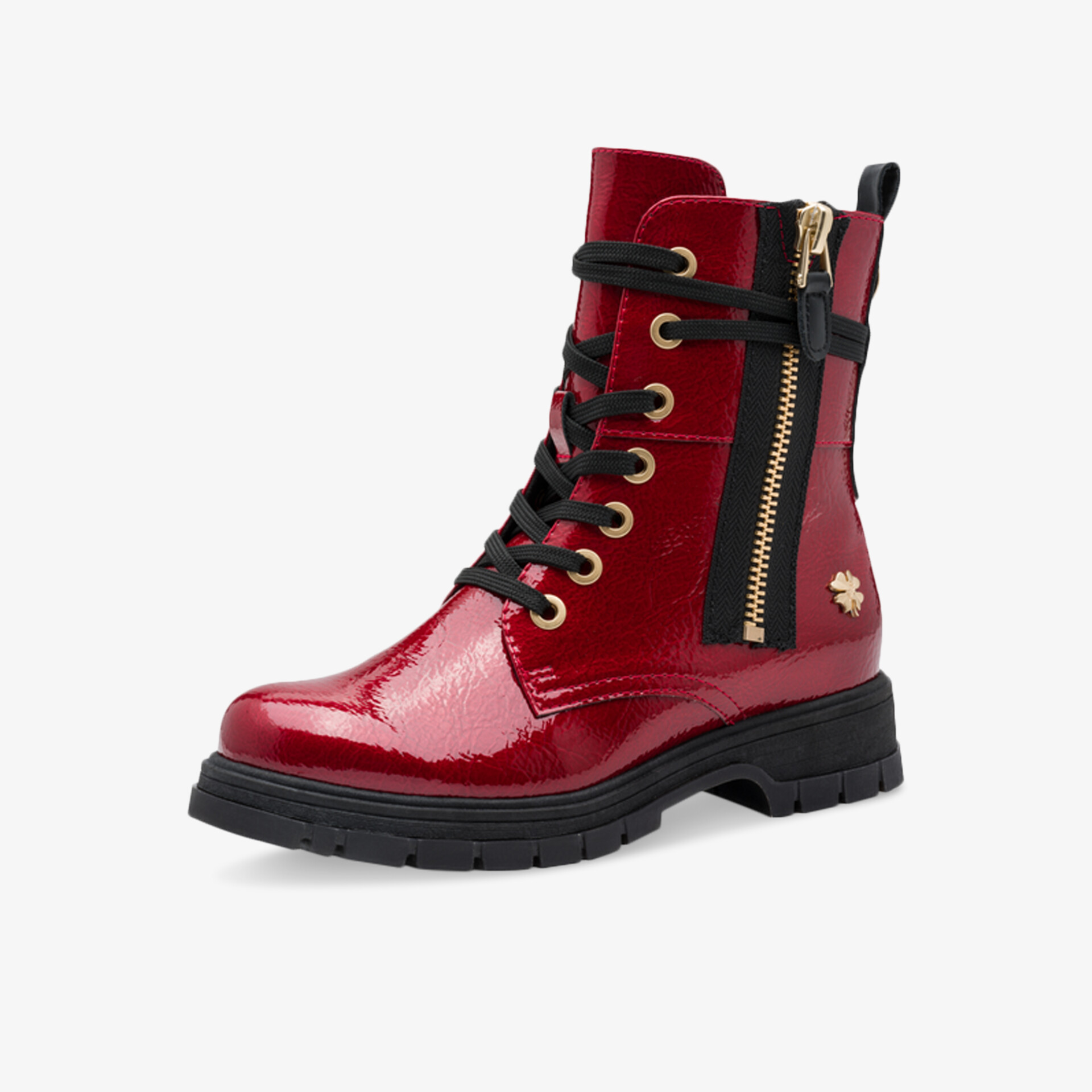 MARCO TOZZI by GMK Damen Schnürstiefeletten rot