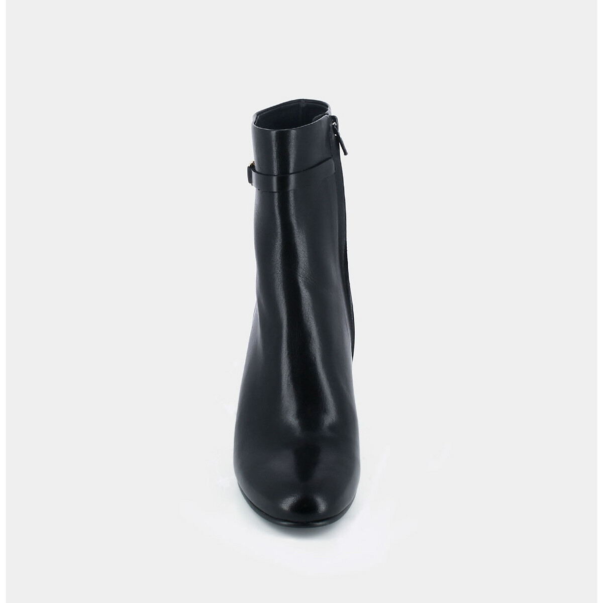 JONAK<br>Botas de tornozelo de couro com salto, Defae