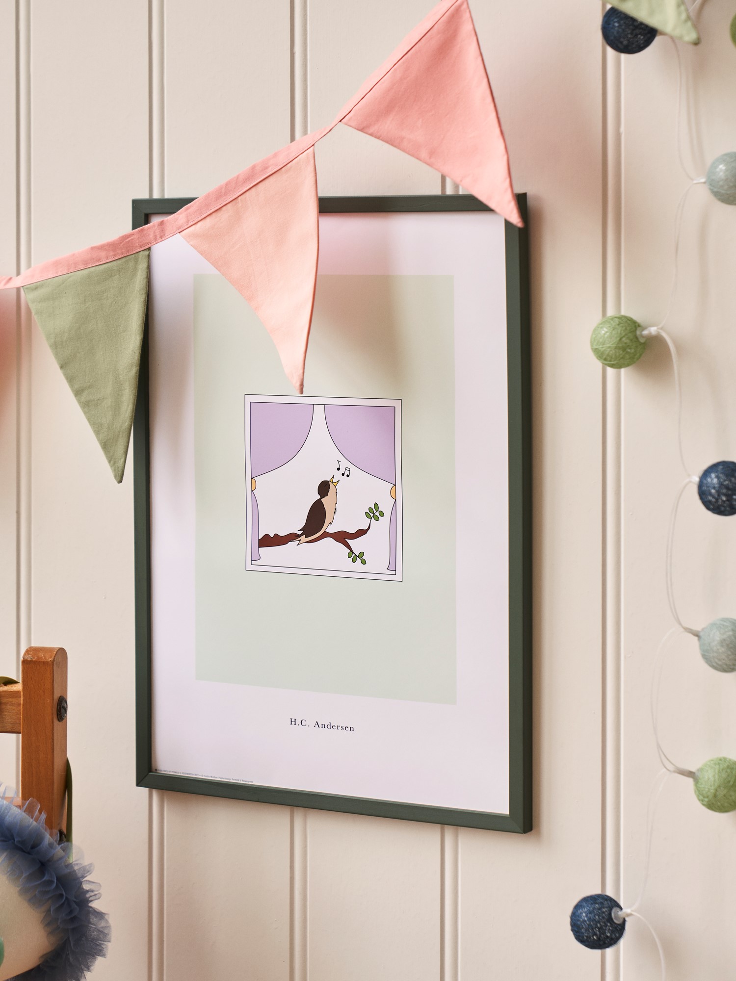 Plakat Nattergalen A3 | Papir. A3. | Multi | Permild & Rosengreen Junior