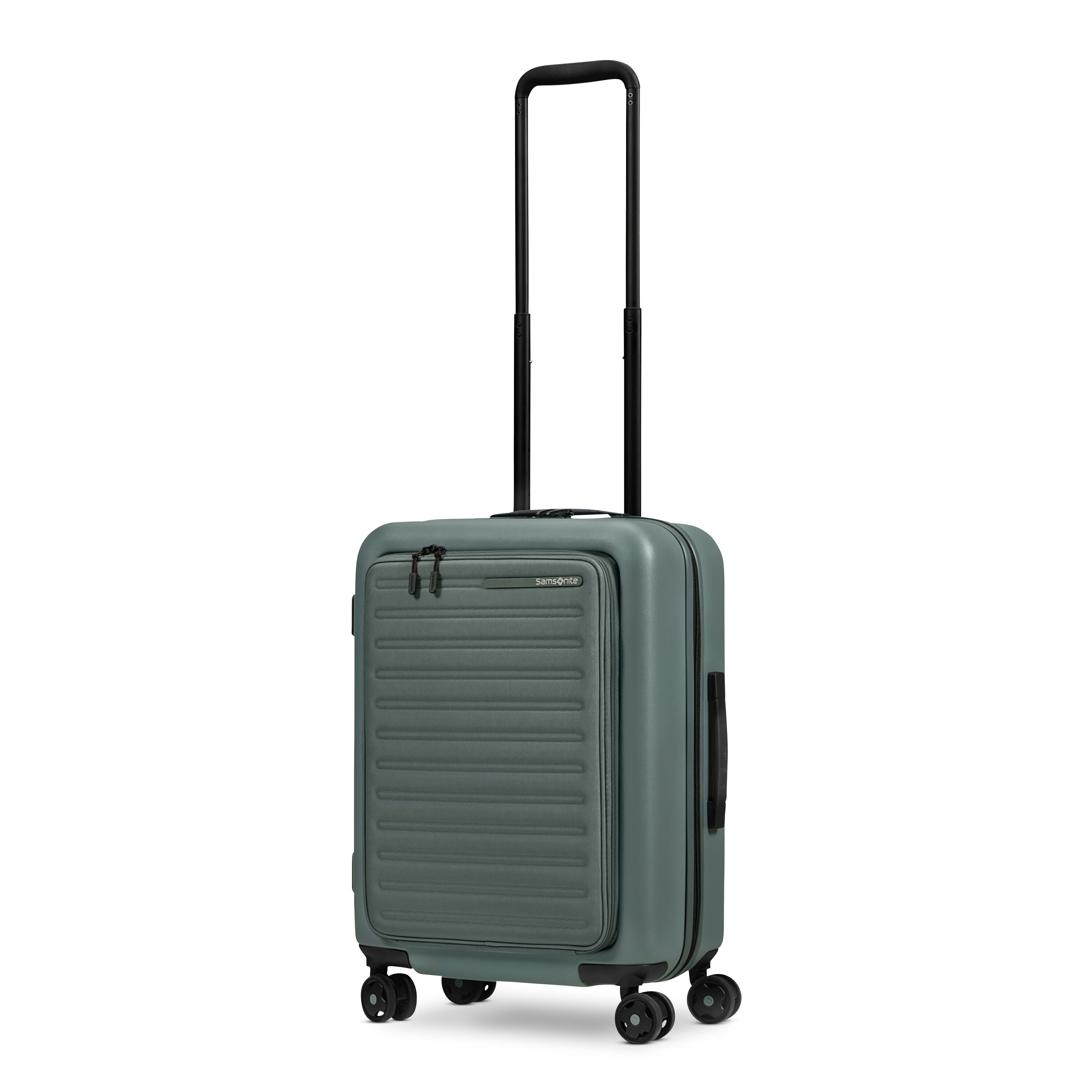Mala de bordo Samsonite Stack'd Easy Access com rodinhas giratórias.