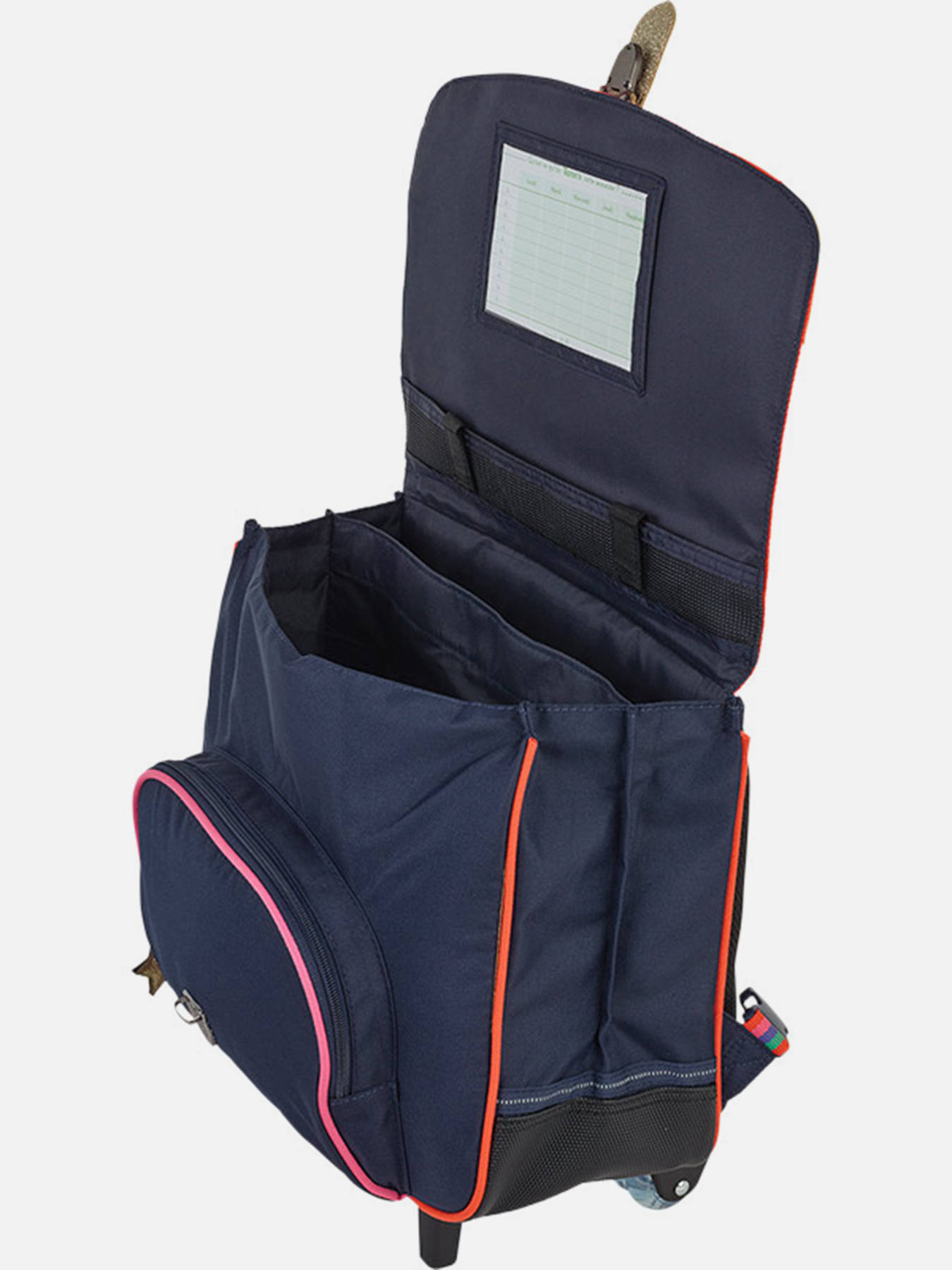 Cartable  roulettes 2 compartiments TANN'S