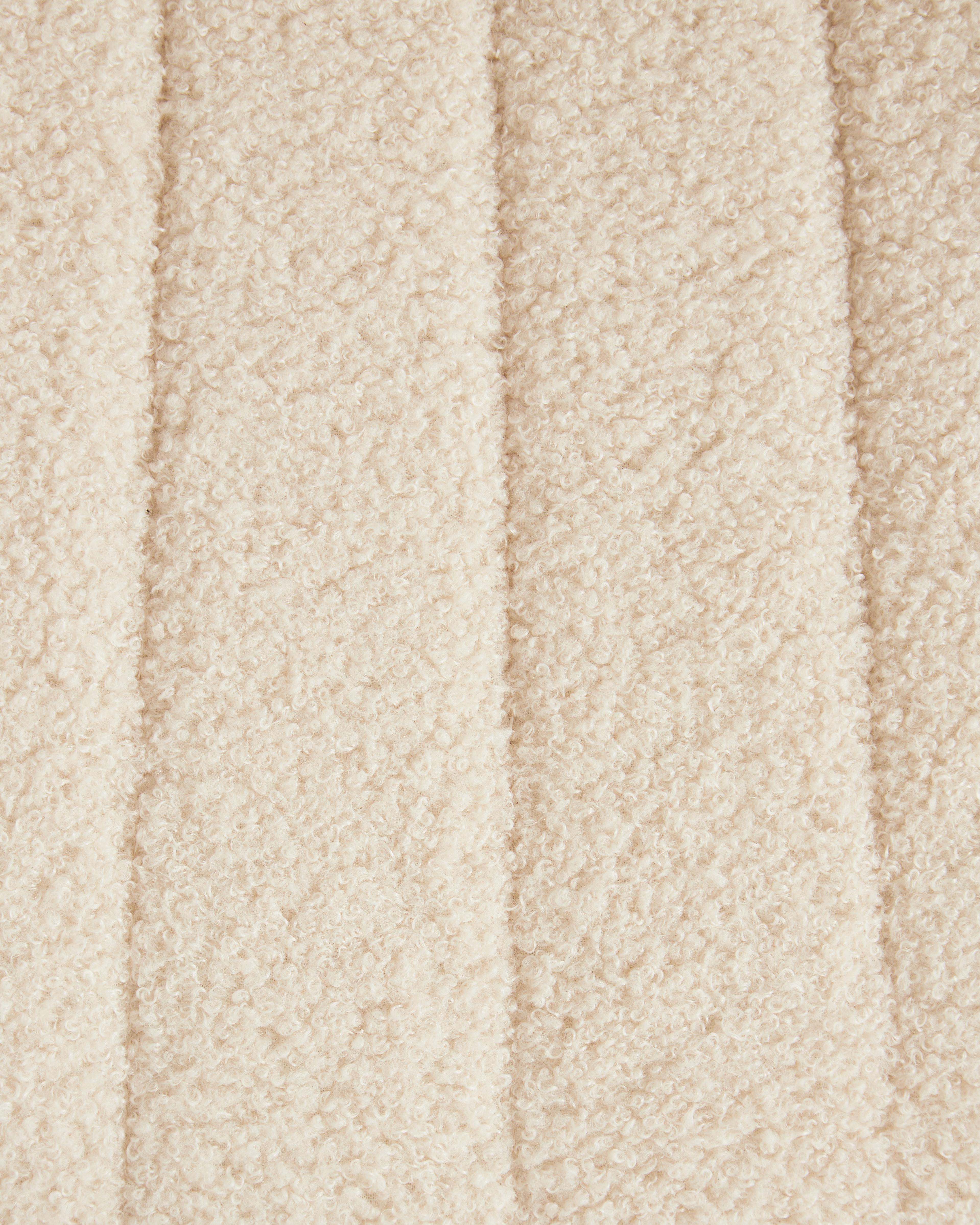 Set van 2 barstoelen DUBROVNIK Bouclé Lichtbeige