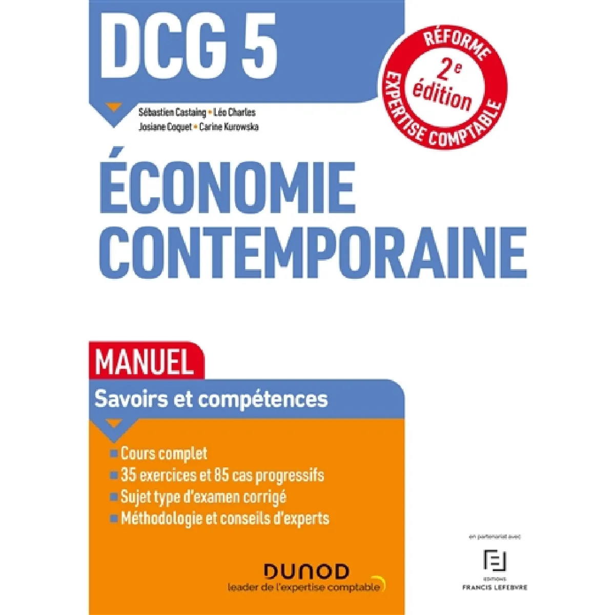 DCG 5, économie contemporaine : manuel : réforme expertise comptable · Occasion