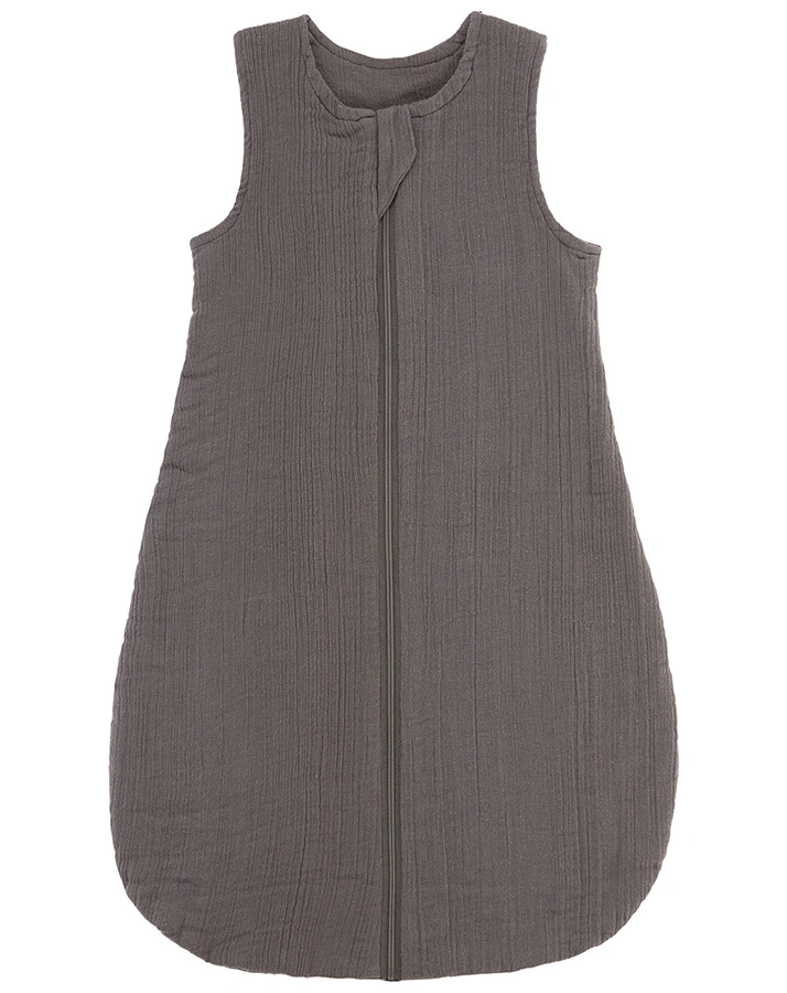 Mull-Schlafsack BABY in anthrazit