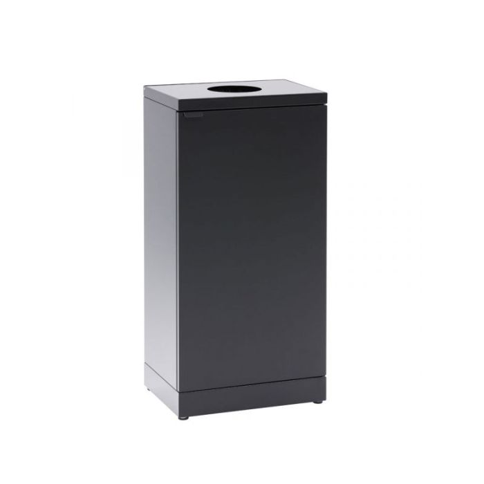 Afvalbak met inwerp opening 95 liter Bica 856 Zwart Model VB195459 (8713631195459)