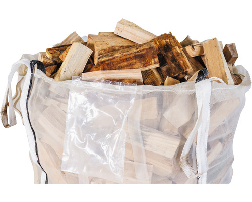 Brandhout HORNBACH FORST Beukenhout in houtzak, klaar om te branden, 1 kubieke meter, 22-25 cm, luchtgedroogd, plus statiegeld
