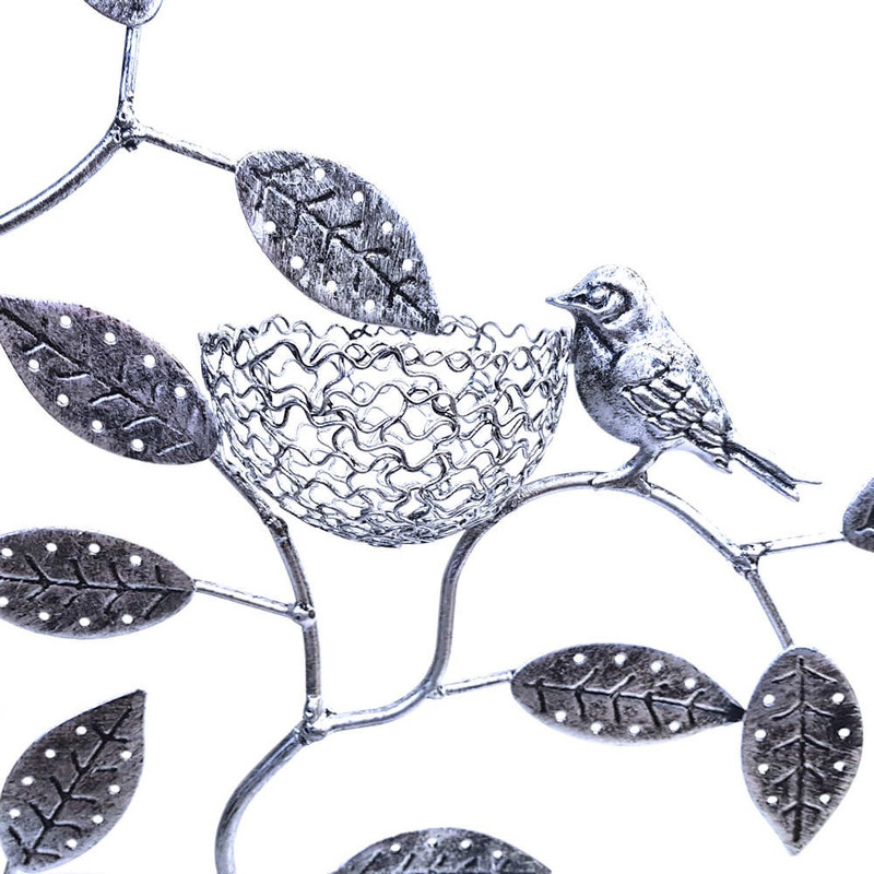 Porte bijoux arbre à boucle d'oreille piou piou (60 paires) Gris patiné