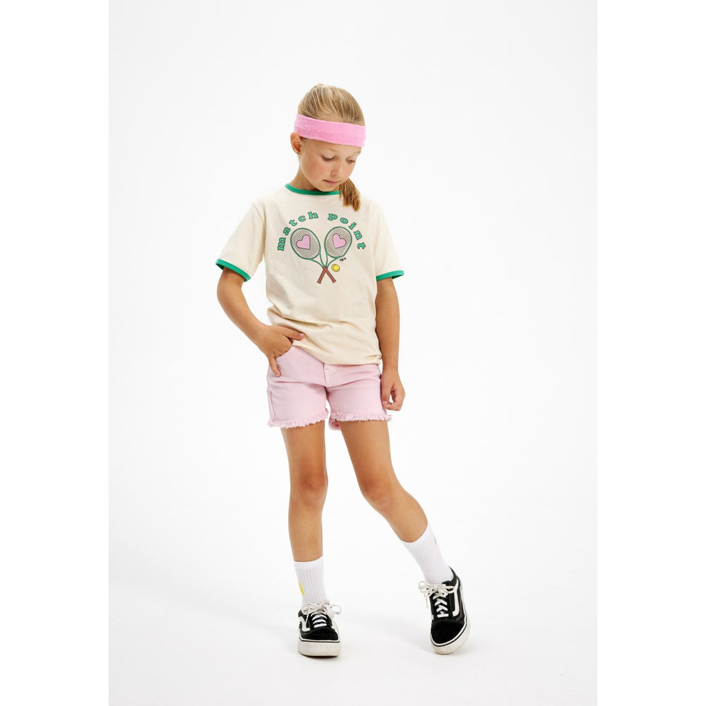 Køb The New Pink Nectar Agnes Denim Shorts