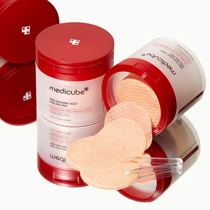 Red Succinic Acid Peeling Pad