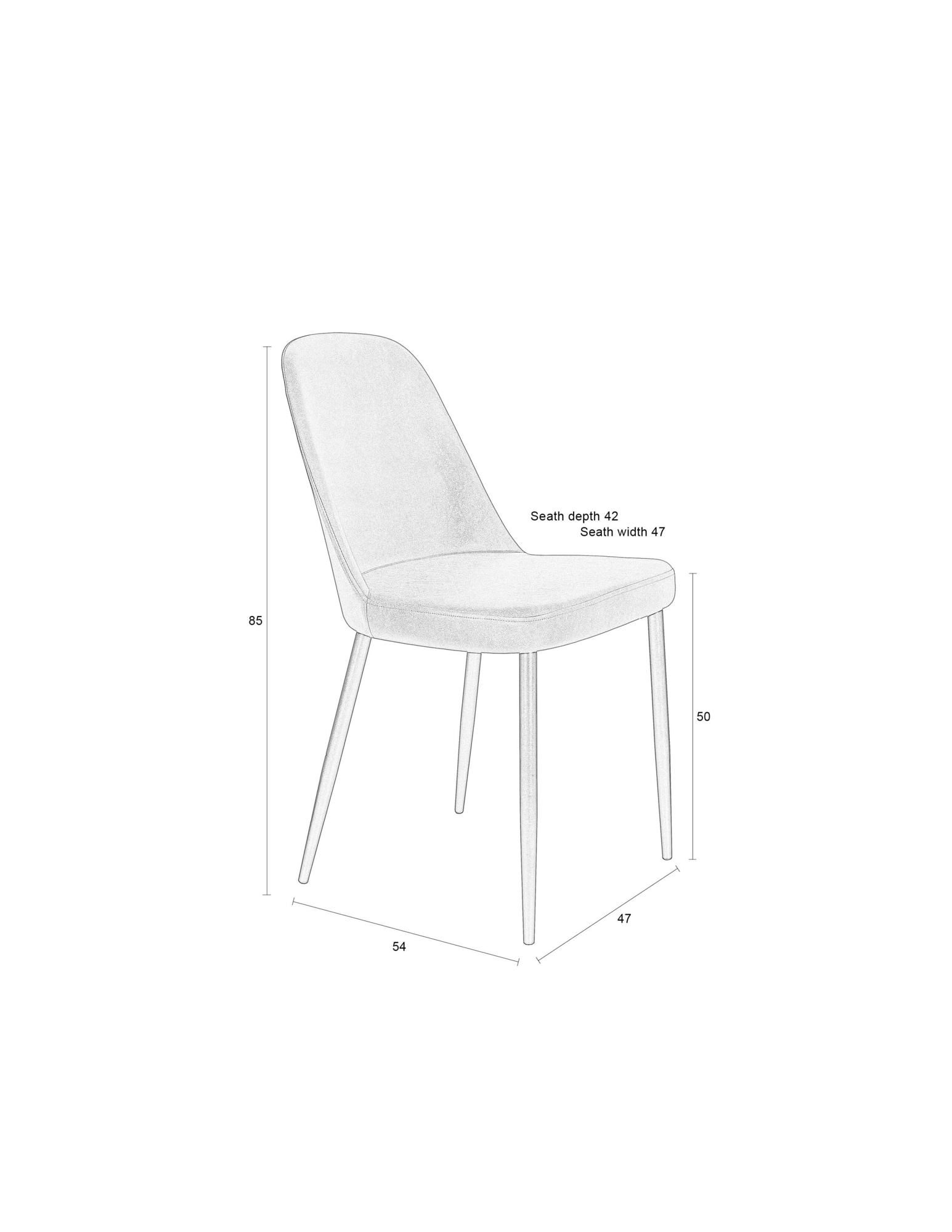 CHAIR ALANA ANTHRACITE