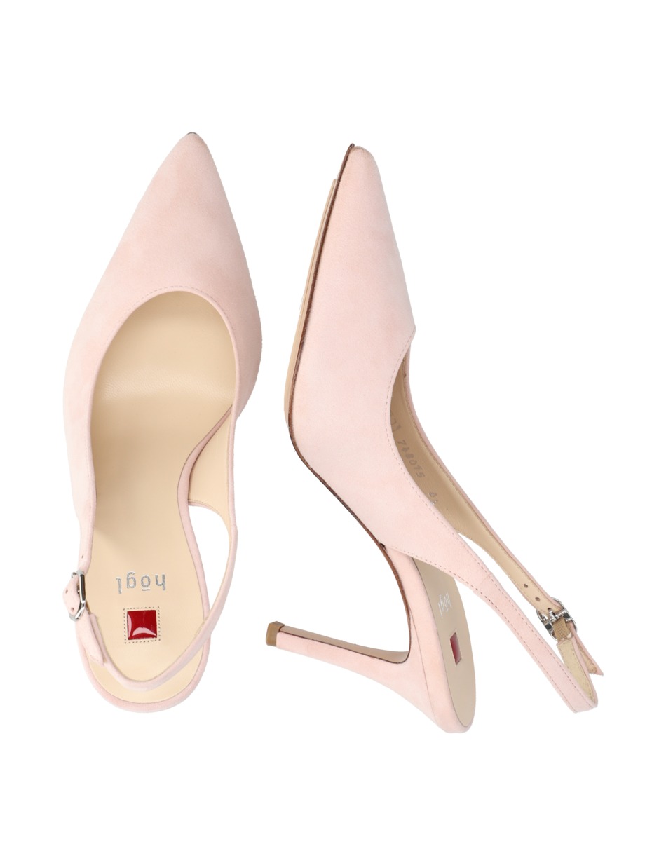 Veloursleder Slingpumps