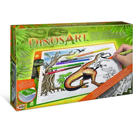 Hape Dinos Art - Dino Leuchtpad zum Nachzeichnen