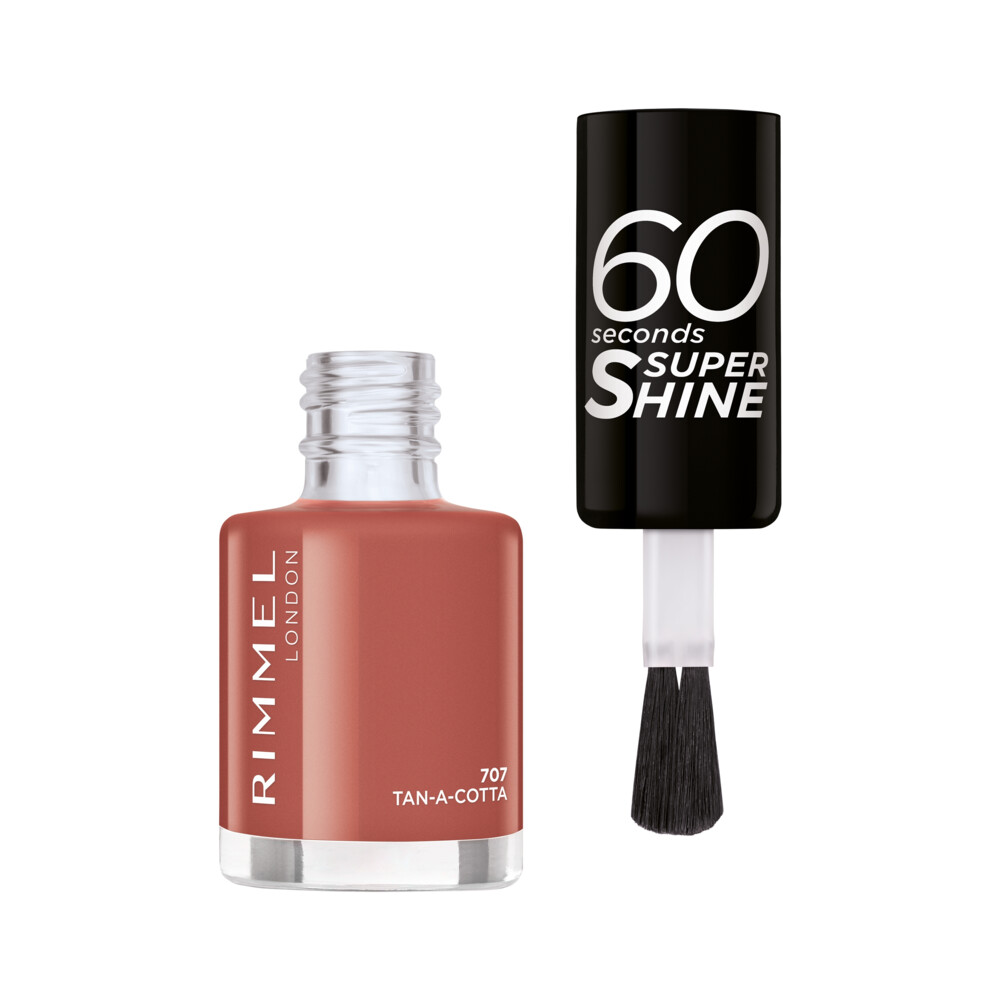 Rimmel Nagellak 60 Seconds SuperShine 707 Tan-A-Cotta8 ml