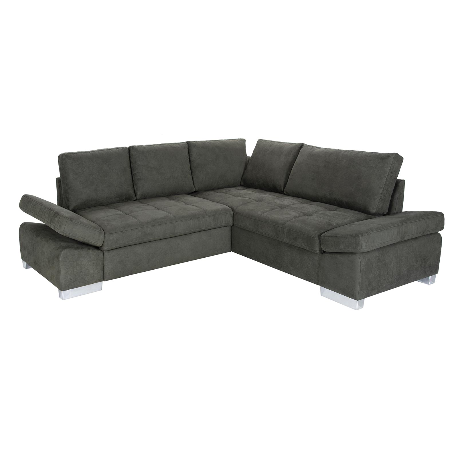 Ecksofa - green - Liegefunktion links