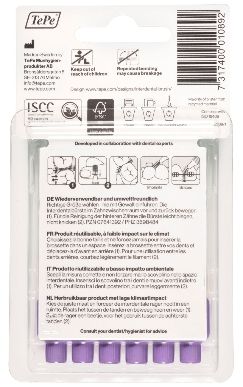TePe Interdentalbürsten 1,1 mm lila